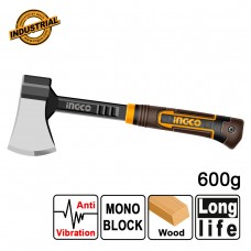 INGCO Τσεκούρι Σφυρήλατο 600g με Anti Vibration Εργονομική Λαβή HAX081600L
